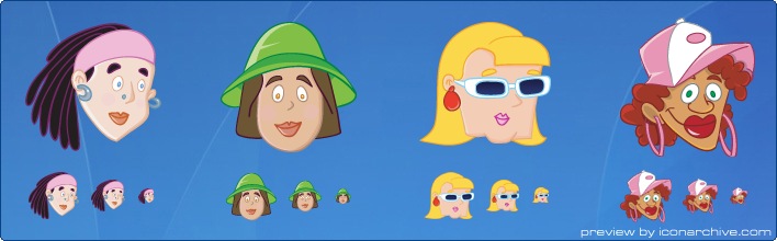 Avatar Girls Icons