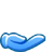 sharing overlay blue icon