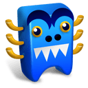 Blue creature Icon 128x128px