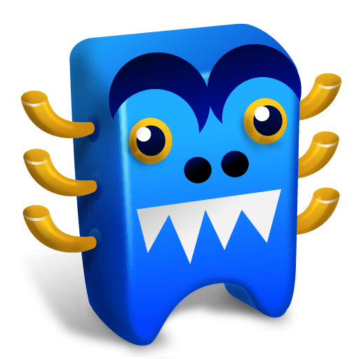 Creatures Icons: Blue creature Icon 512x512px