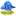 Dino blue Icon 16x16px