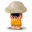 Caveman rock icon