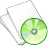 documents white music icon