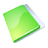 folder close green icon