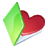 folder favorits green icon