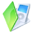 folder ipod green icon