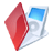 folder ipod red icon