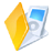folder ipod yellow icon