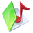 folder music green icon