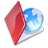 folder web red icon