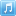 Music Folder Icon 16x16px