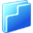 Folder blue Icon 48x48px