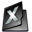 Tiger folder black Icon 32x32px