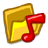 folder music icon