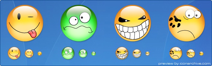 Aqua Smiles Icons