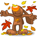 I Love Autumn Icon