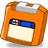 zip orange icon