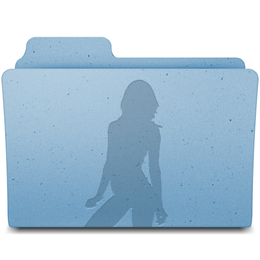 Leopard Extra Folder Icons: Woman Icon 512x512px