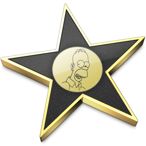 Simpsons Icons: iMovie Homer Icon 512x512px