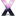 X Au Pink Icon 16x16px