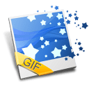 GIF Image Icon 128x128px