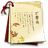 Tourist guidebook icon