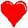 Big hearted icon