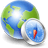 globe compass icon