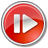 Step Forward Normal Red icon