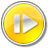 Step Forward Normal Yellow icon