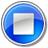 Stop Normal Blue icon