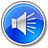 Volume Normal Blue icon