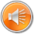 Volume Normal Orange icon