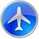 Airport Blue Icon 128x128px