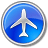 Airport Blue Icon 48x48px
