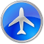 Airport Blue Icon 64x64px