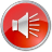 Volume Normal Red icon