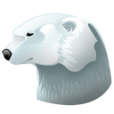 Polar Bear Icon 128x128px