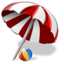 Parasol Icon 128x128px