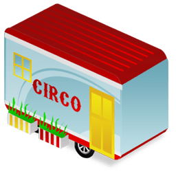 Circus trailer Icon
