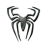 Black spider Icon 48x48px