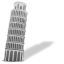 Leaning tower of pisa Icon 64x64px