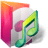 folders music icon