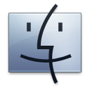 Finder graphite Icon
