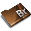 Adobe Bridge CS3 Overlay Icon 128x128px