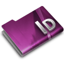 Adobe InDesign CS3 Overlay Icon 128x128px
