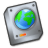 harddrive network disabled icon
