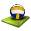 Volleyball Icon 64x64px