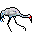 Whooping crane icon