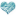 Heart blue Icon 16x16px